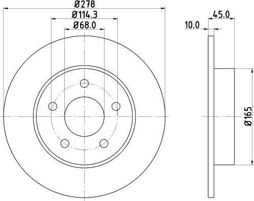 Pagid 54257 - Bremžu diski autospares.lv