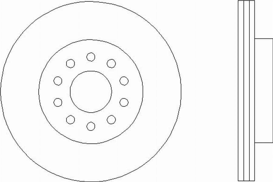 Pagid 54210PRO - Brake Disc www.autospares.lv