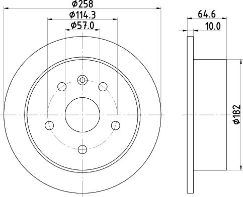 Pagid 54289 - Bremžu diski www.autospares.lv