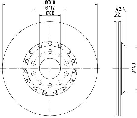 Pagid 54224 - Bremžu diski autospares.lv