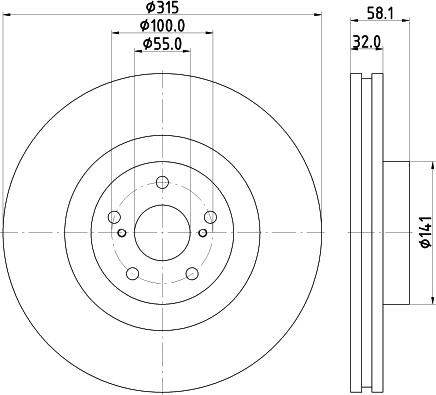 Pagid 54797 - Bremžu diski www.autospares.lv