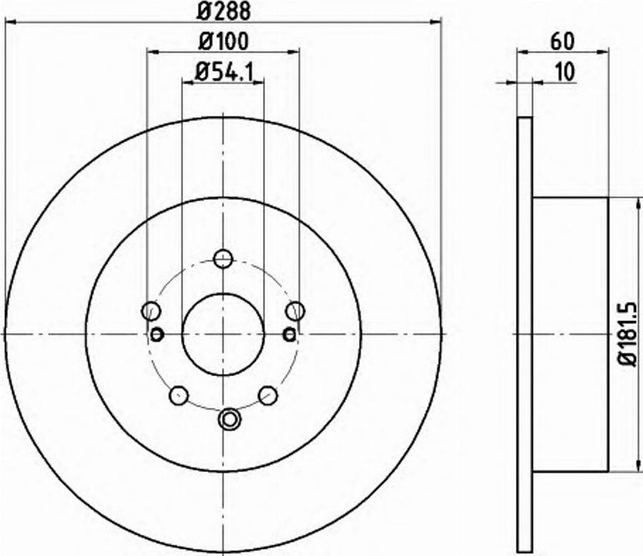 Pagid 54792PRO - Bremžu diski www.autospares.lv