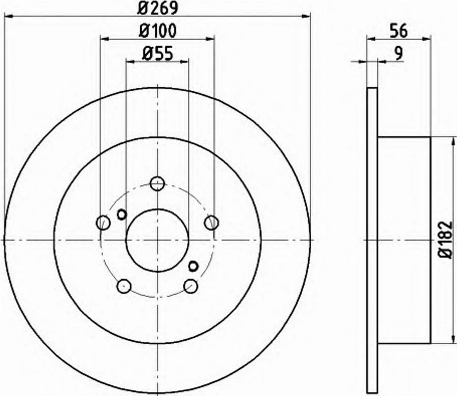 Pagid 54704PRO - Bremžu diski autospares.lv