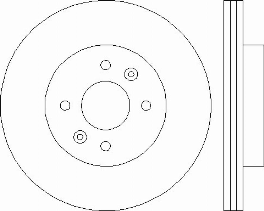 Pagid 54739PRO - Bremžu diski www.autospares.lv