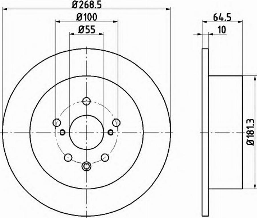 Pagid 54729PRO - Bremžu diski www.autospares.lv