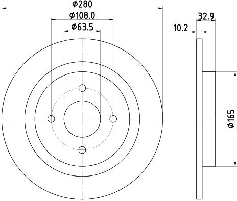 Pagid 54724 - Bremžu diski www.autospares.lv