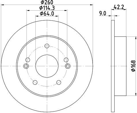 Pagid 54720 - Bremžu diski www.autospares.lv