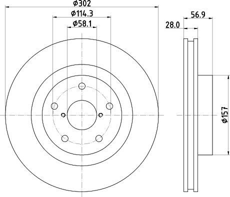 Pagid 55862 - Bremžu diski autospares.lv