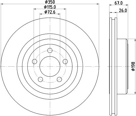 Pagid 55355 - Bremžu diski www.autospares.lv