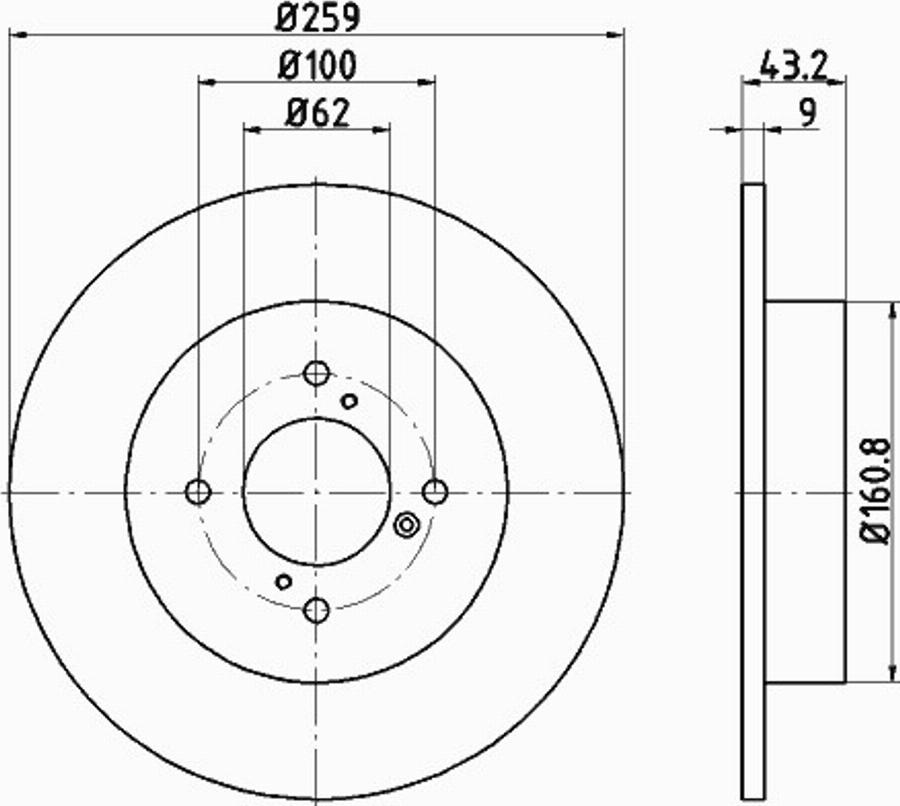 Pagid 55314PRO - Bremžu diski www.autospares.lv