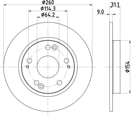 Pagid 55241 - Bremžu diski www.autospares.lv