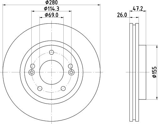 Pagid 55219 - Bremžu diski www.autospares.lv