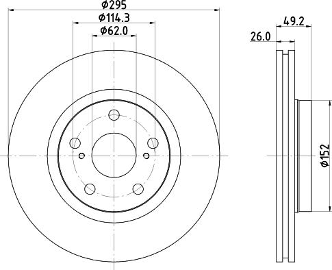 Pagid 55224 - Bremžu diski www.autospares.lv