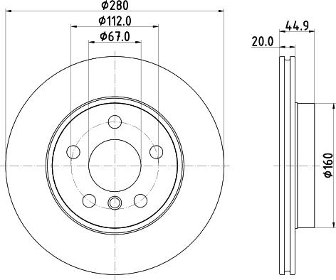 Pagid 56053 - Bremžu diski www.autospares.lv