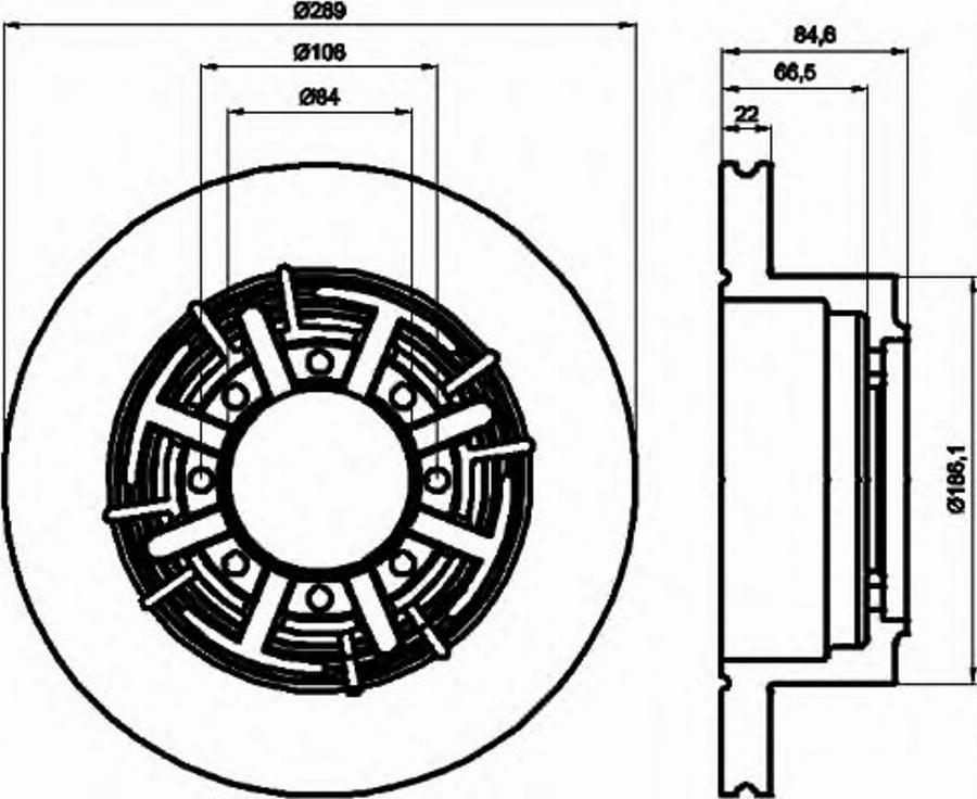 Pagid 50940PRO - Bremžu diski www.autospares.lv