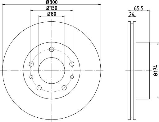 Pagid 50917 - Brake Disc www.autospares.lv