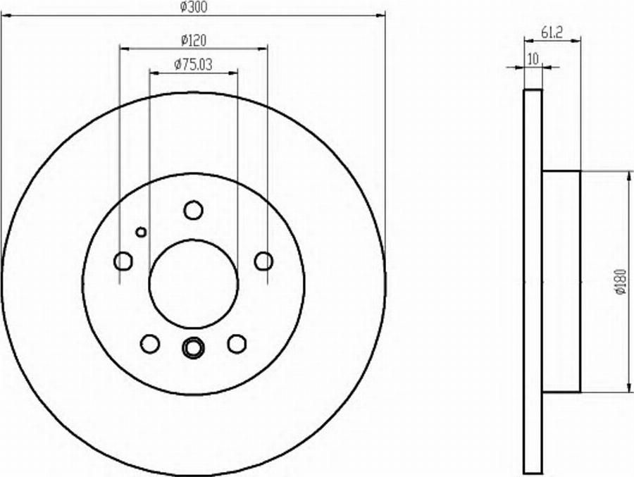 Pagid 50411PRO - Bremžu diski www.autospares.lv