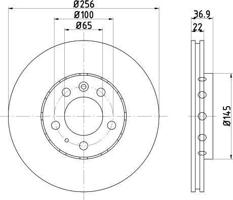 Pagid 50314 - Тормозной диск www.autospares.lv