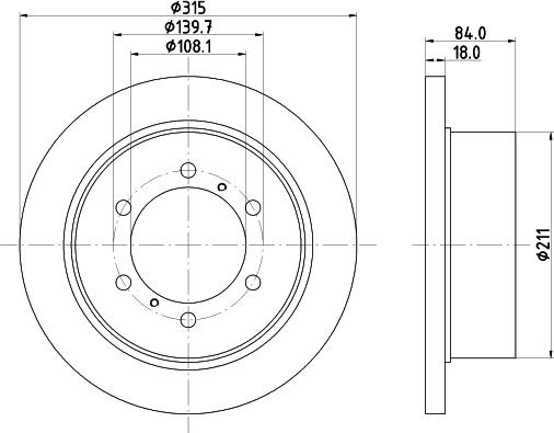 Pagid 50238 - Brake Disc www.autospares.lv