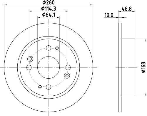 Pagid 51108 - Bremžu diski www.autospares.lv