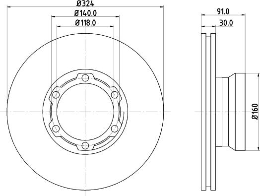 Pagid 58252 - Bremžu diski www.autospares.lv