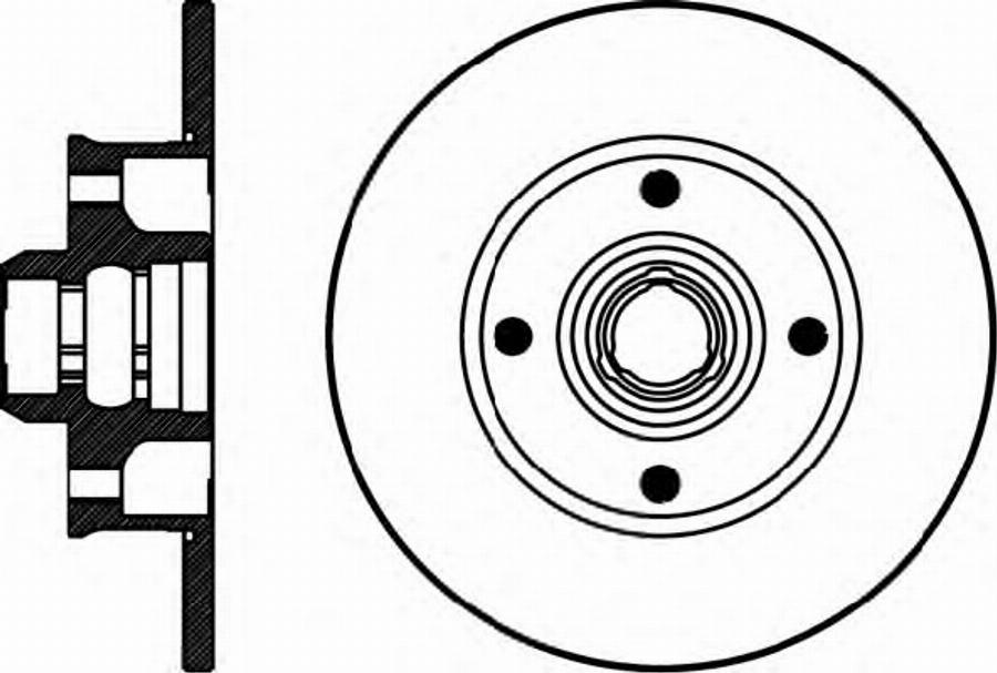 Pagid 53911PRO - Bremžu diski www.autospares.lv