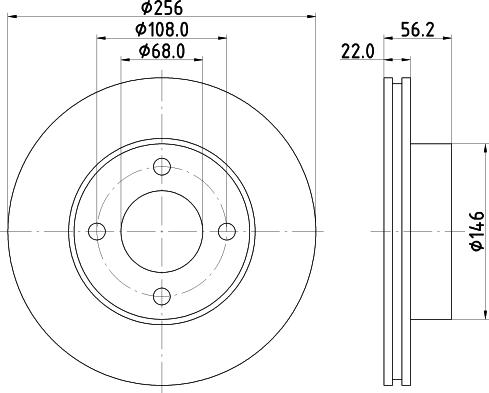 Pagid 53938 - Bremžu diski www.autospares.lv