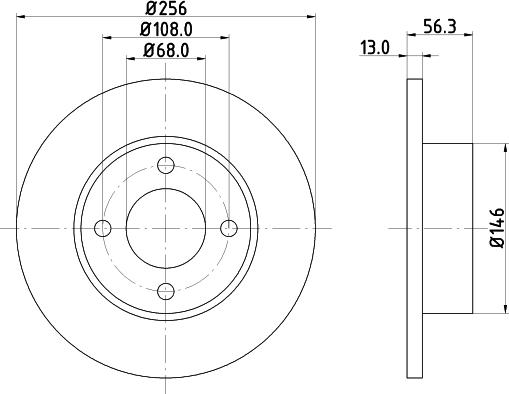 Pagid 53923 - Bremžu diski www.autospares.lv