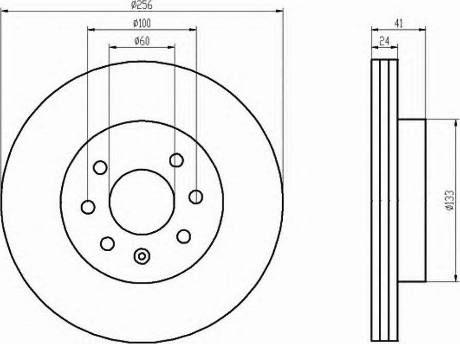 Pagid 52430PRO - Bremžu diski autospares.lv