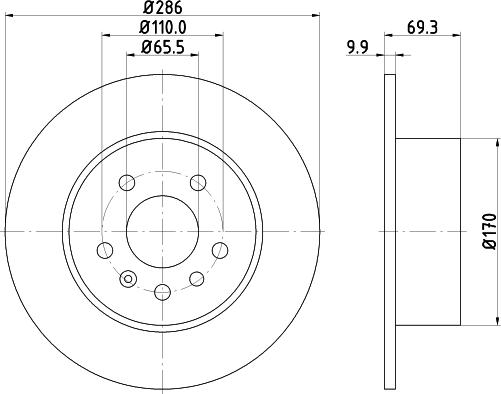 Pagid 52428 - Bremžu diski autospares.lv