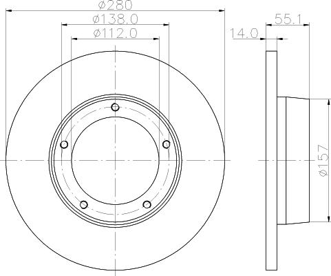 Pagid 52513 - Bremžu diski www.autospares.lv