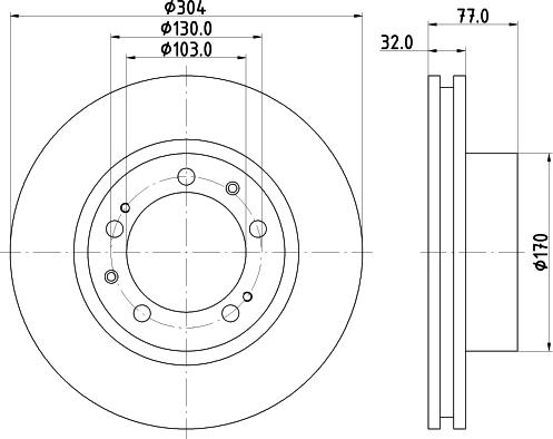 Pagid 52615 - Bremžu diski www.autospares.lv