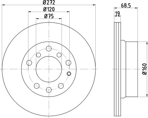 Pagid 52628 - Bremžu diski www.autospares.lv