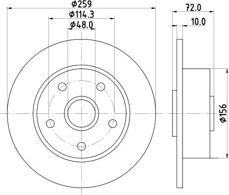 Pagid 52020 - Bremžu diski www.autospares.lv