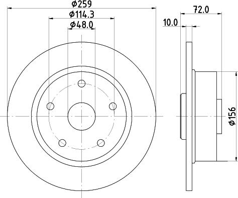 Pagid 52022 - Bremžu diski www.autospares.lv