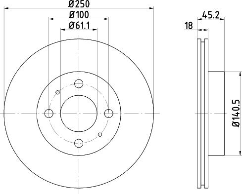 Pagid 52342 - Bremžu diski www.autospares.lv