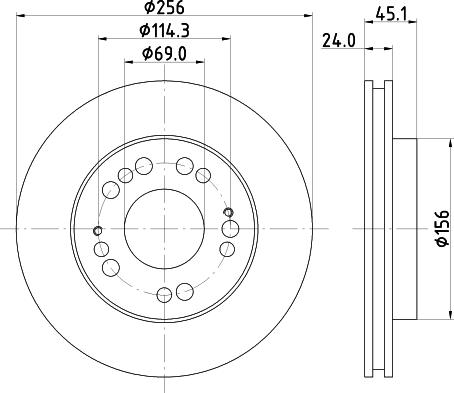 Pagid 52214 - Bremžu diski www.autospares.lv