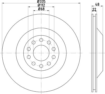 Pagid 65011 - Bremžu diski www.autospares.lv