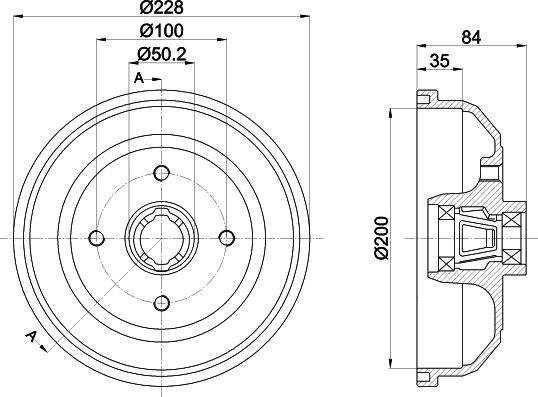 Pagid 61426 - Brake Drum www.autospares.lv