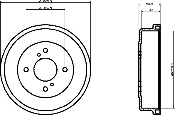 Pagid 61235 - Bremžu trumulis www.autospares.lv