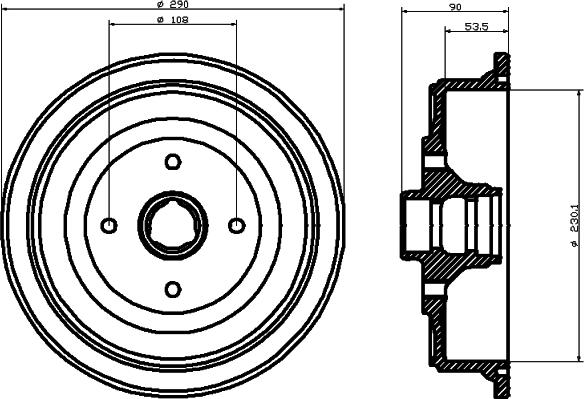 Pagid 62928 - Bremžu trumulis www.autospares.lv