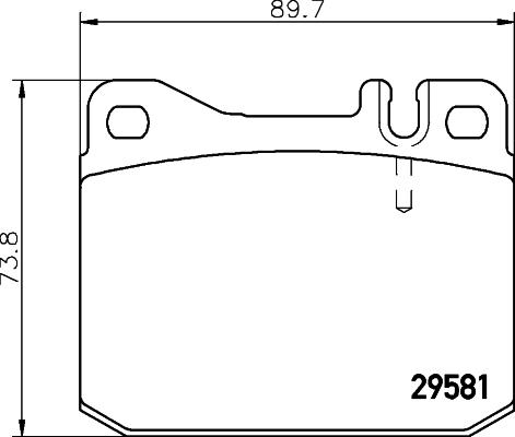 Pagid C5006 - Brake Pad Set, disc brake www.autospares.lv