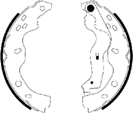 Pagid H9965 - Bremžu loku komplekts www.autospares.lv