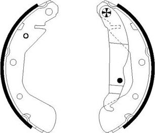 Pagid H9485 - Bremžu loku komplekts www.autospares.lv