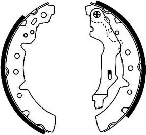 Pagid H9430 - Brake Shoe Set www.autospares.lv