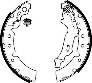 Pagid H9425 - Brake Shoe Set www.autospares.lv