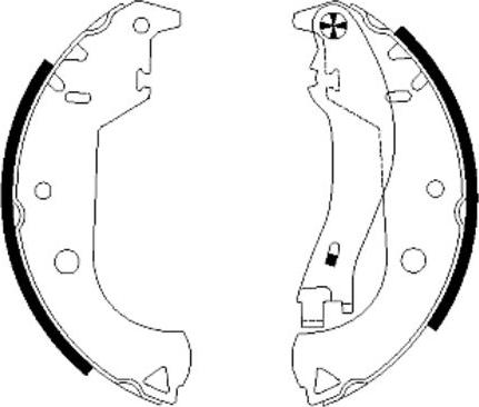 Pagid H9585 - Bremžu loku komplekts autospares.lv