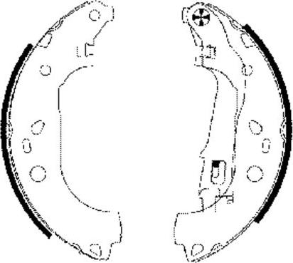 Pagid H9690 - Bremžu loku komplekts autospares.lv