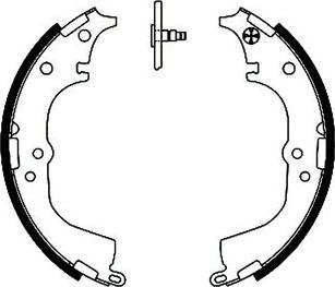 Pagid H9295 - Brake Shoe Set www.autospares.lv