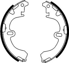 Pagid H1432 - Brake Shoe Set www.autospares.lv